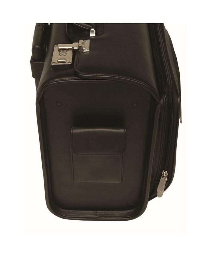 Royce Leather Royce New York Rolling 15" Laptop Briefcase Macy's