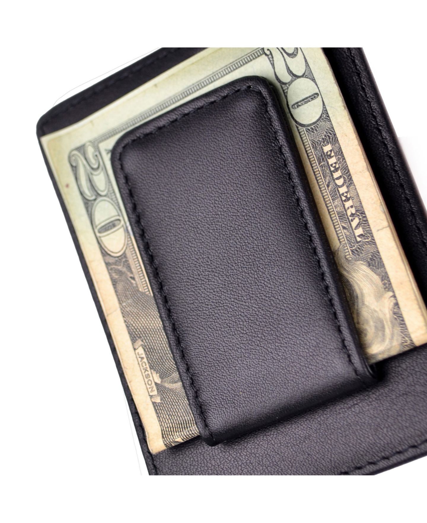 Мужской кошелёк ROYCE New York Magnetic Money Clip Wallet — фото 5