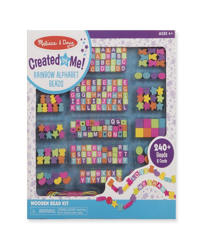 Melissa & Doug Wooden Bead Set-Sweet Hearts