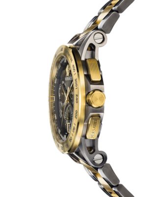 versace silver sport tech watch