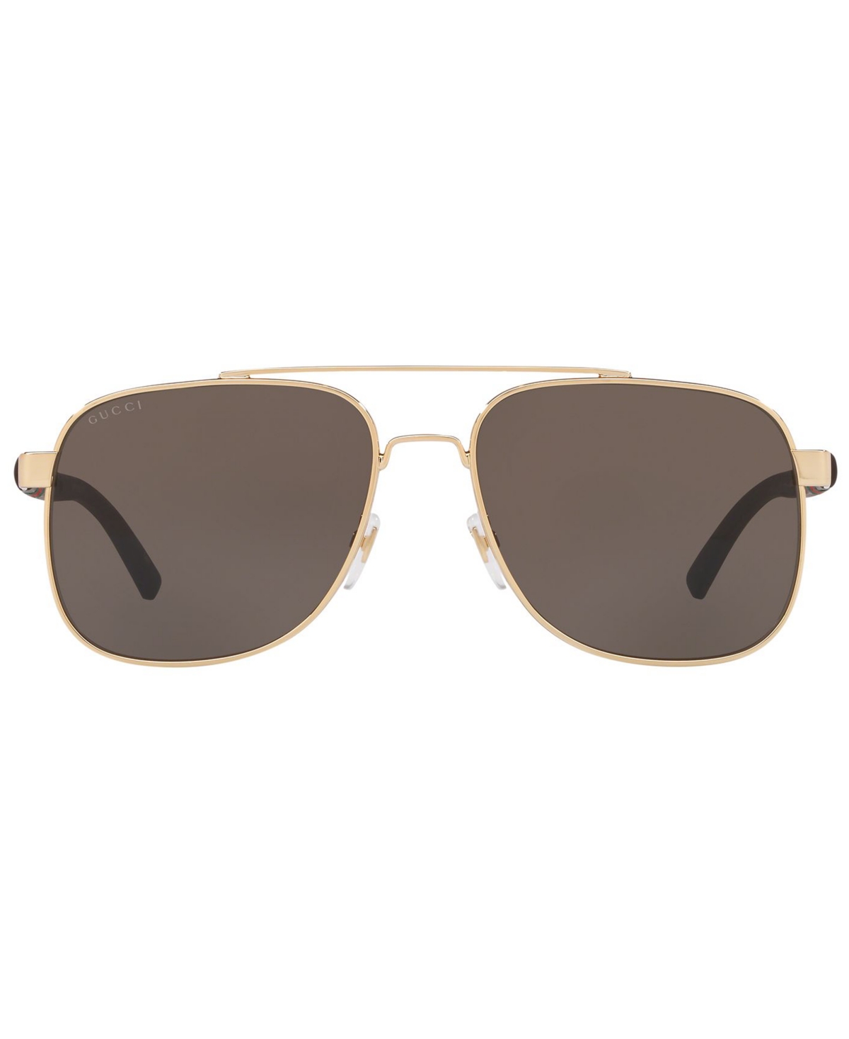 Shop Gucci Men's Sunglasses, Gg0422s In Gold Shiny,brown