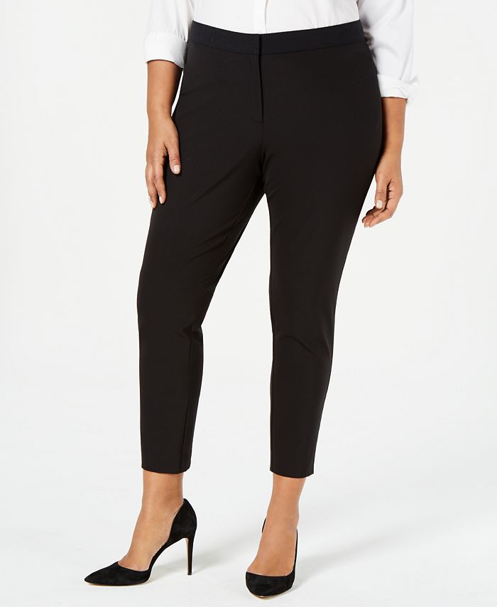 Calvin Klein Plus Size Ankle Pants & Reviews - Pants & Capris - Plus ...