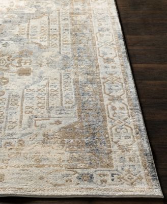Liverpool LVP-2301 Charcoal 2'7" x 10'3" Runner Area Rug