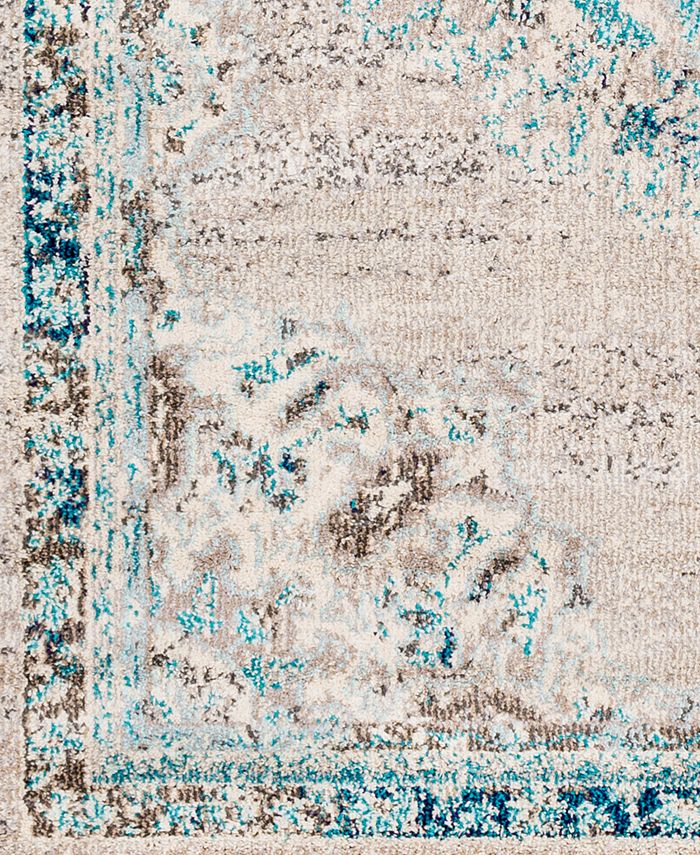 Abbie & Allie Rugs Morocco MRC2321 Light Gray 18" Area Rug Swatch Macy's