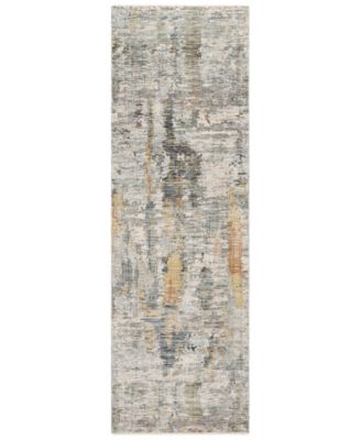 Livabliss - Presidential PDT-2306 Lime 3'3" x 8' Runner Area Rug