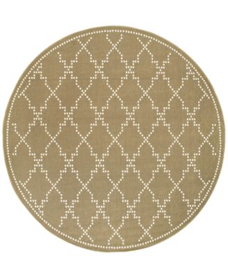 Oriental Weavers - Marina 7765 7'10" Indoor/Outdoor Round Area Rug