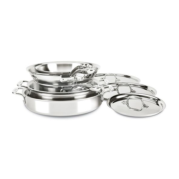 AllClad D3 Compact 8Piece Cookware Set, Created for Macy's & Reviews