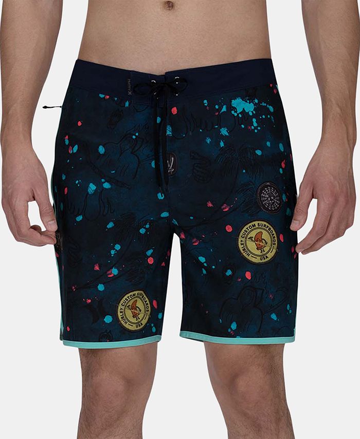 Hurley Men's Phantom Scribble 18" Board Shorts Macy's