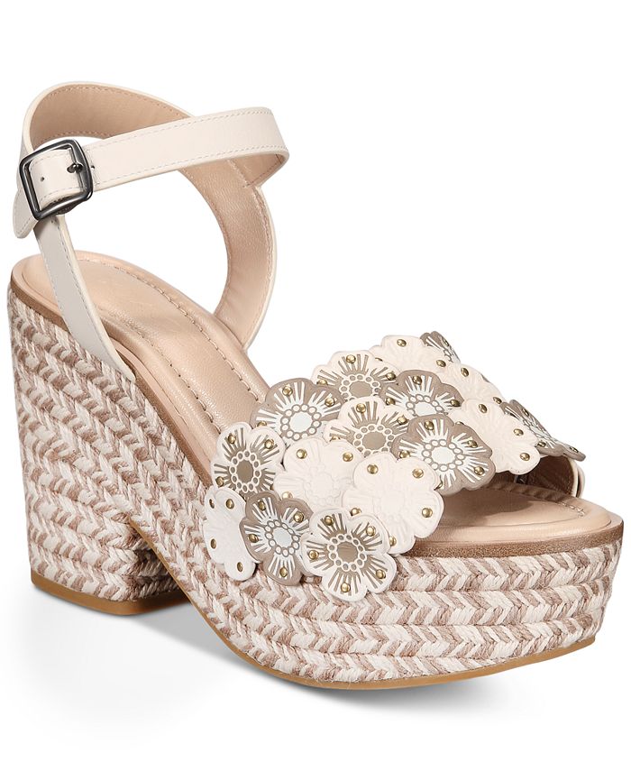 COACH Jae Espadrille Wedge Sandals Macy s