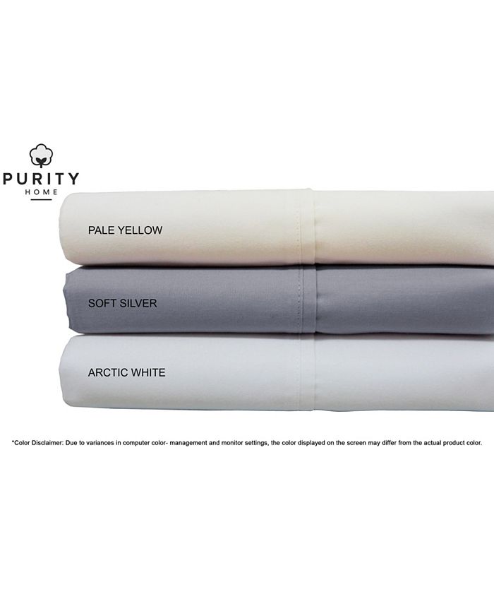 Purity Home 1000 Thread Count 100 Egyptian Cotton 4 Piece Bedsheet Set