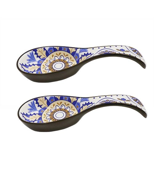 Lorren Home Trends Bimini Collection Set Of 2 Spoon Rest Reviews