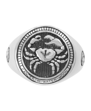 image of Effy Men-s Zodiac Ring in Sterling Silver