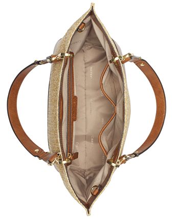 Calvin klein sonoma straw tote sale