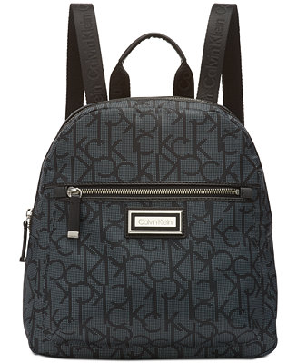 Calvin Klein Signature Belfast Nylon Backpack & Reviews - Handbags &  Accessories - Macy's