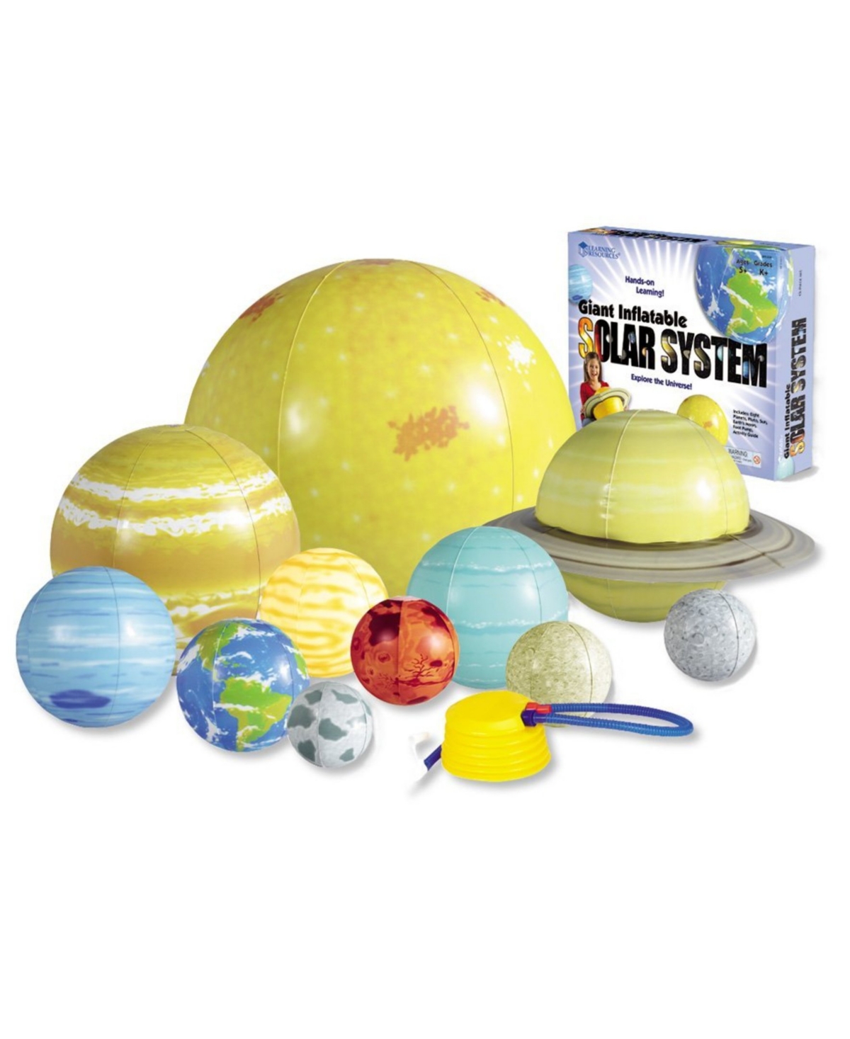 UPC 765023024340 product image for Learning Resources Giant Inflatable Solar System Set | upcitemdb.com