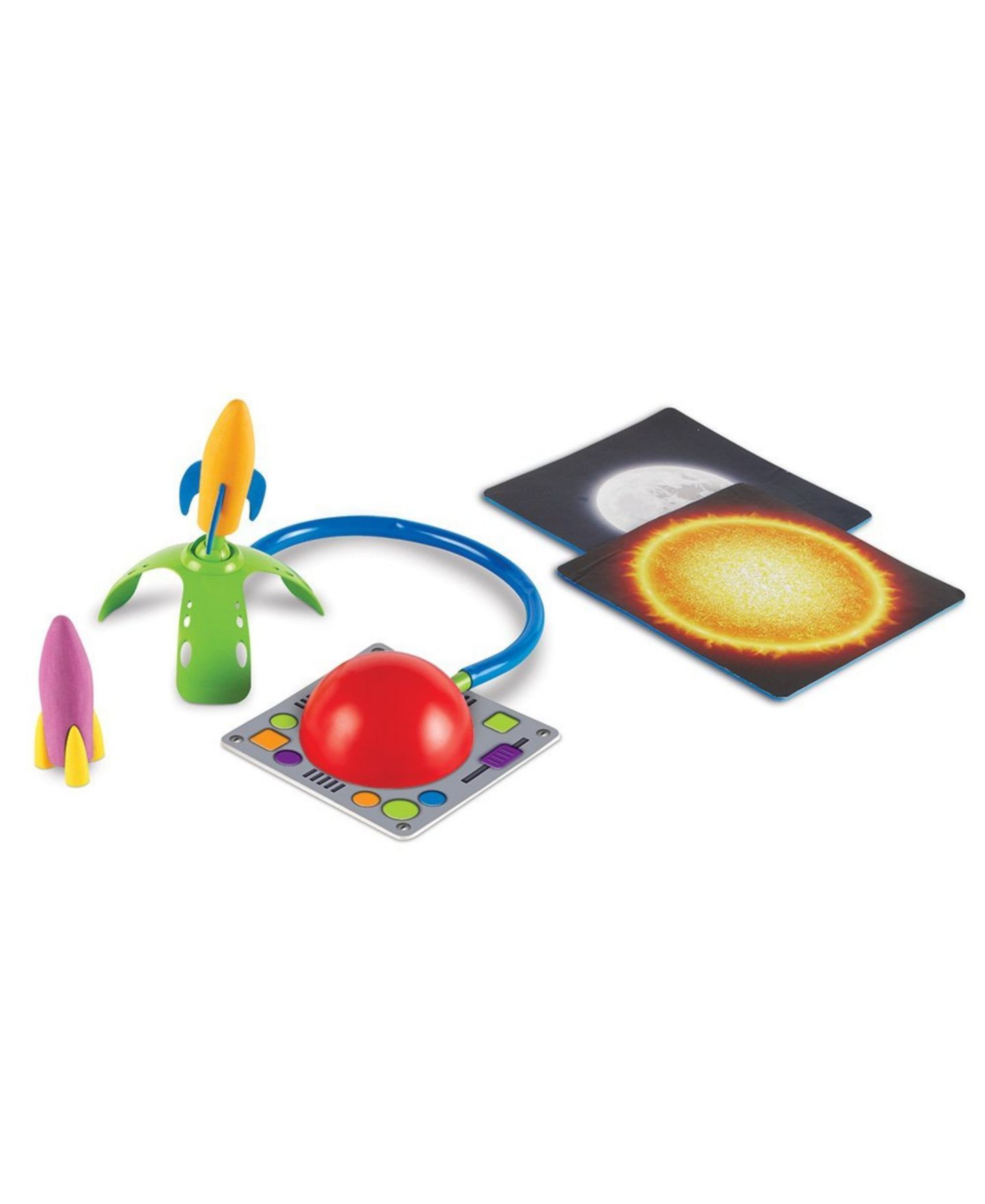Детские игрушки Areyougame Primary Science Leap Launch Rocket Gross Motor 5-Piece Rocket Launcher, Ages 3+ — фото 1