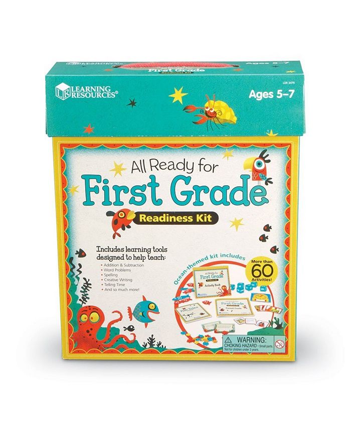Learning Resources All Ready For First Grade Readiness Kit - Macy's