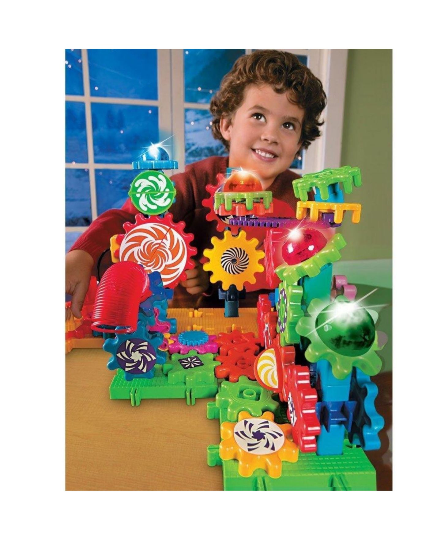 Детский конструктор Areyougame Gears Gears Gears Lights & Action Battery-Operated 121-Piece Building Set, Ages 5+ — фото 6