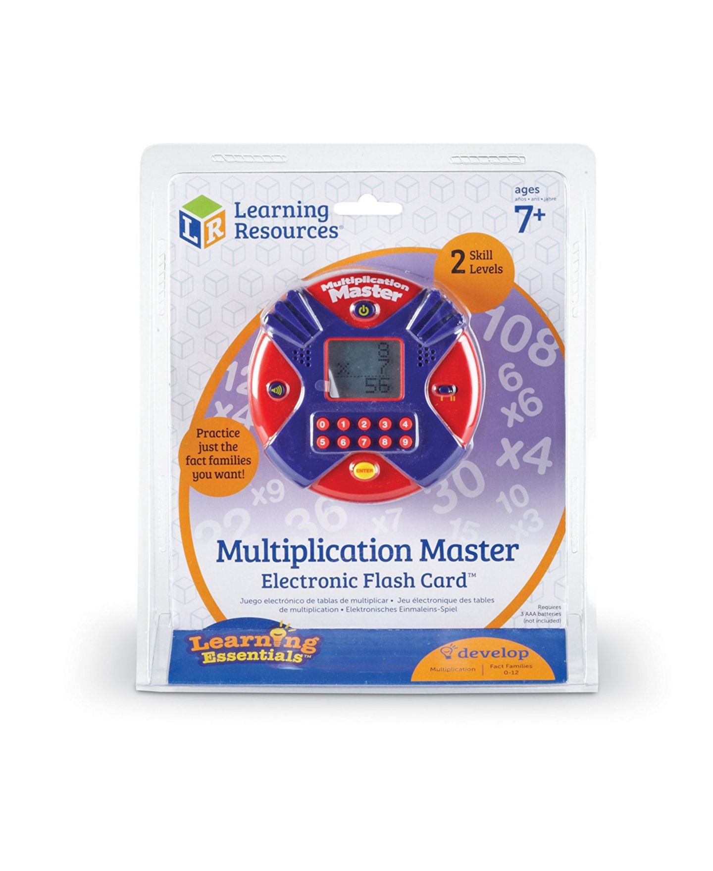 Детская карточная игра Learning Resources Multiplication Master Electronic Flash Card — фото 3