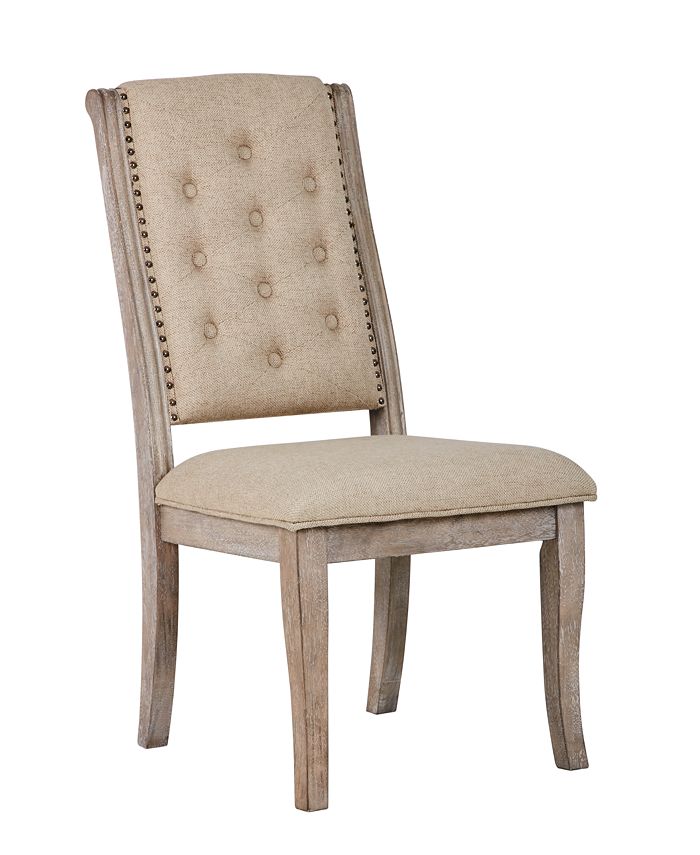 Furniture Finch Elmhurst Tufted Dining Chairs (Set of 2) Macy's