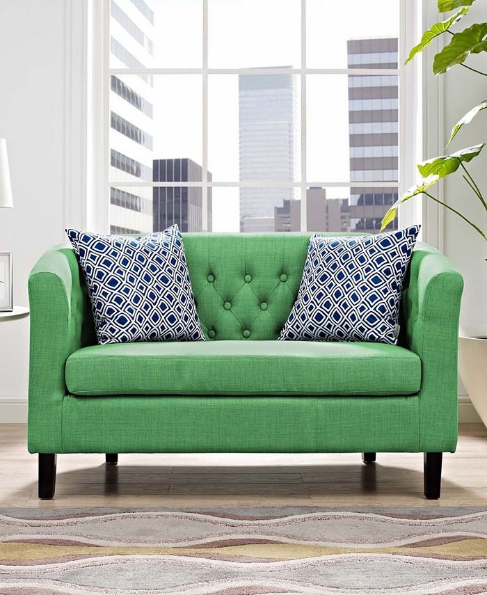 Modway Prospect Upholstered Fabric Loveseat Macy's