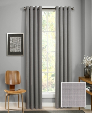 Eclipse Palisade Blackout Grommet Panel, 52" X 95" In Grey
