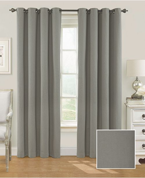 Eclipse Nadya Solid Blackout 52x108 Window Curtain Panel Reviews
