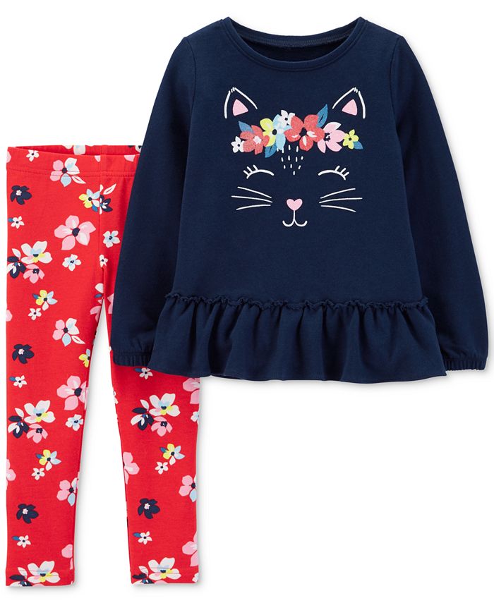 Carter's Toddler Girls Floral-Print Leggings