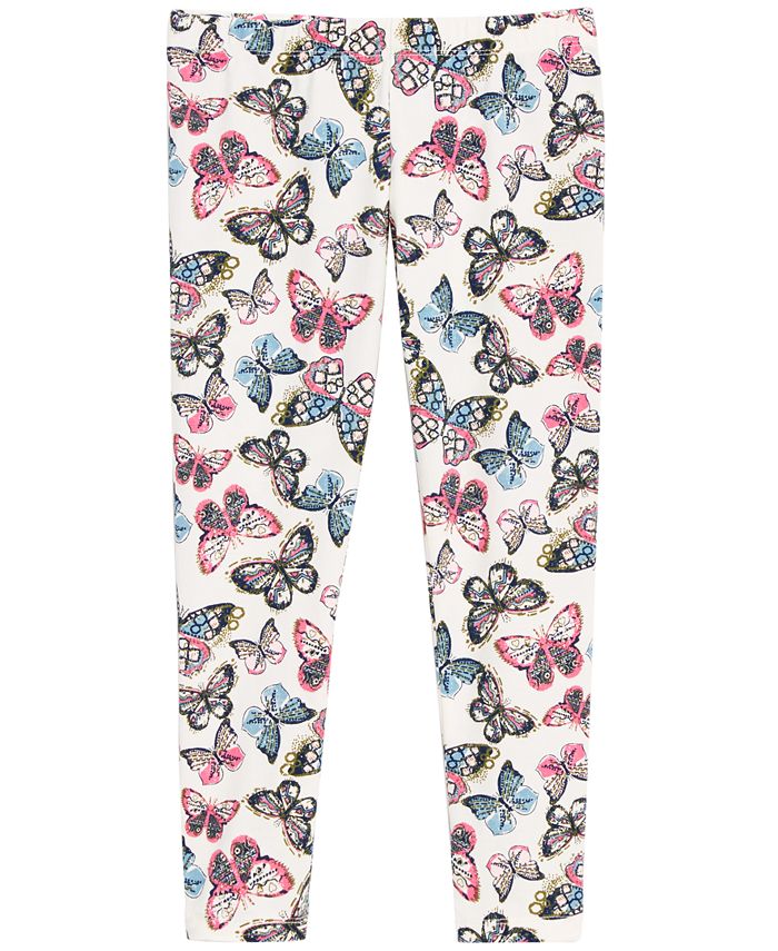 Epic Threads Toddler Girls Butterfly-Print Leggings, Created for Macy's ...