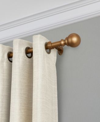 Cordelia Adjustable Curtain Rods with Ball Finials