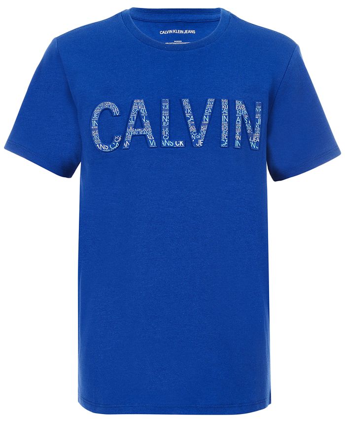 Calvin Klein Big Boys Old School Logo T-Shirt - Macy's