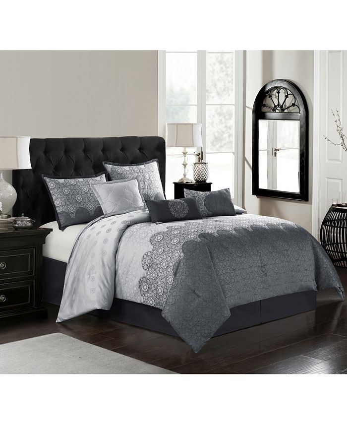 Nanshing Harwick 7Piece Queen Comforter Set & Reviews Comforter Sets Bed & Bath Macy's