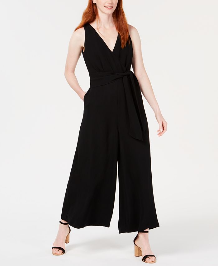 French Connection Bessie Crepe Jumpsuit - Macy's
