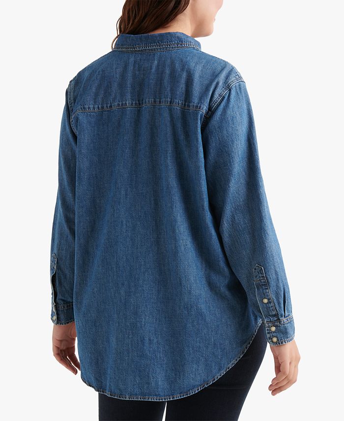 Lucky Brand Cotton Plus Size Western Shirt Macy's