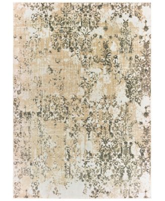 Oriental Weavers - Bowen 2067W Gray/Gold 2'3" x 7'6" Runner Area Rug