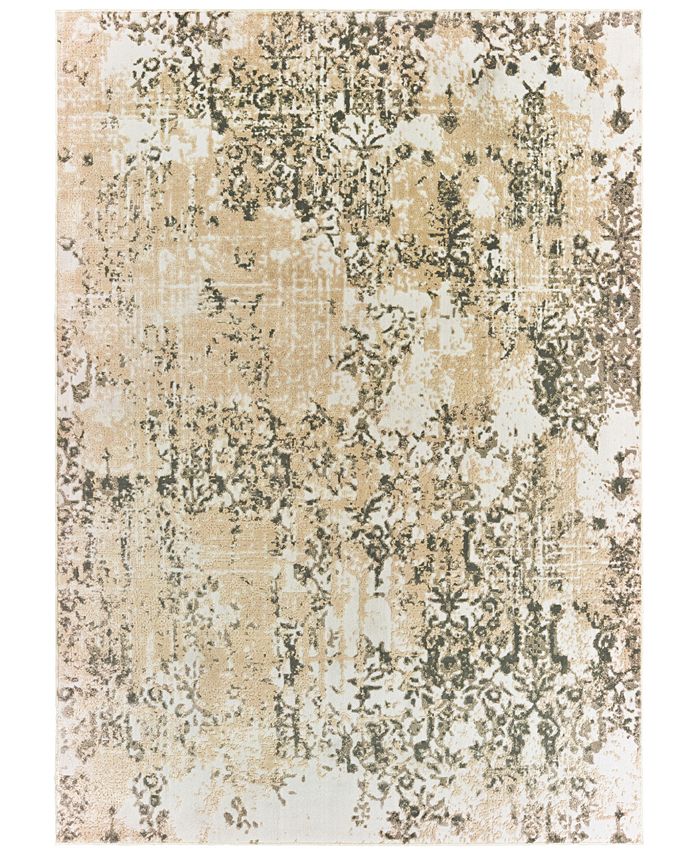 Oriental Weavers - Bowen 2067W Gray/Gold 6'7" x 9'6" Area Rug