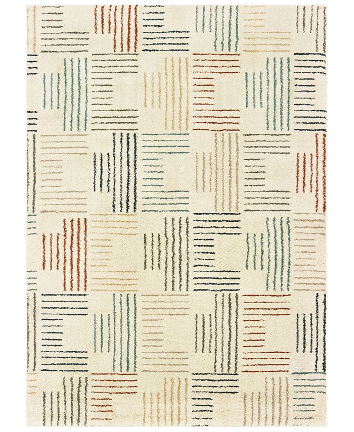 Oriental Weavers - Carson 9663A Ivory/Multi 6'7" x 9'2" Area Rug