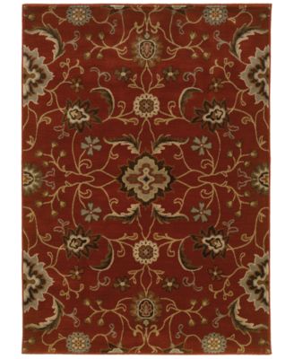 Oriental Weavers - Casablanca 4471B Red/Multi 3'10" x 5'5" Area Rug