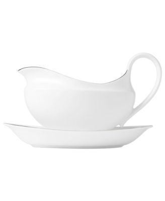 Wedgwood - "Signet Platinum" Gravy Boat