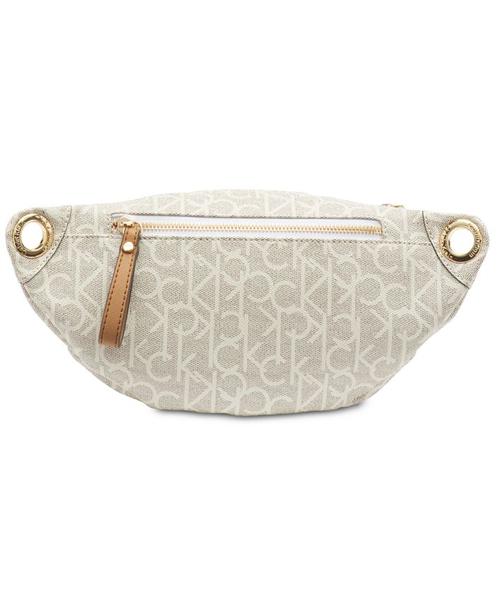 Calvin Klein Sonoma Signature Belt Bag & Reviews - Handbags ...