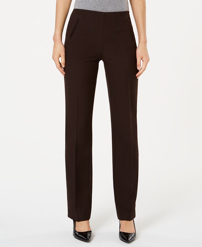 Style & Co Pull-On Tummy-Control Pants, Created for Macy's - Macy's