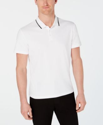 Alfani - Men's Regular-Fit Tipped Polo
