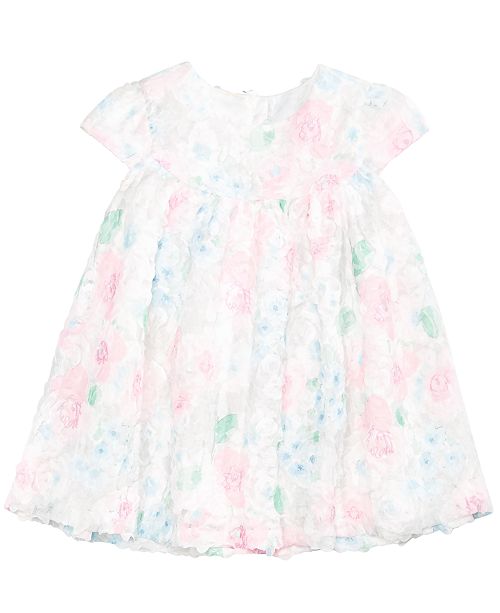 First Impressions Baby Girls Floral Rosette Dress Created For
