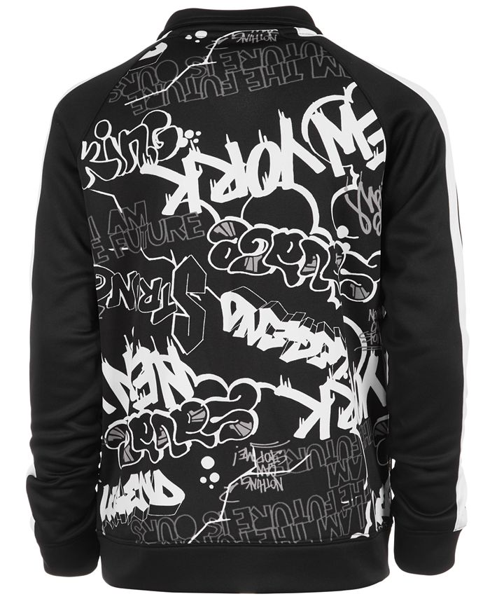 Ideology Little Boys Graffiti-Print Active Jacket, Created for Macy's ...