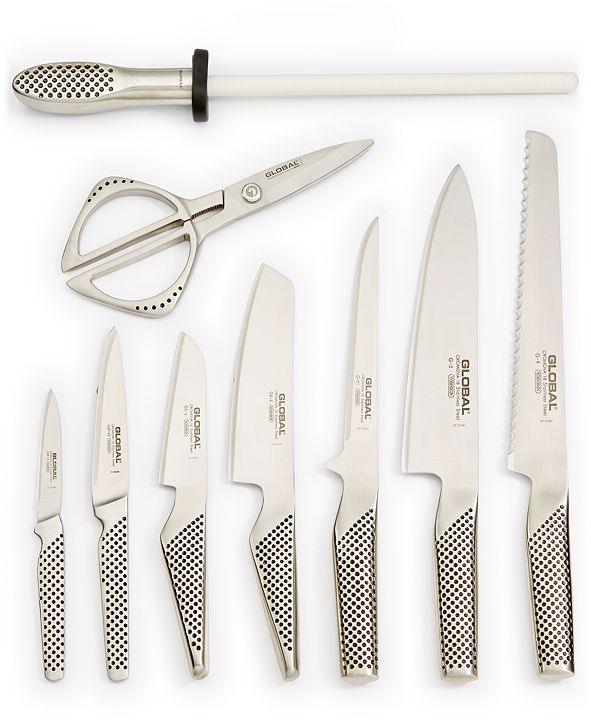 GLOBAL 10Pc. Takshi Knife Block Set & Reviews Cutlery & Knives