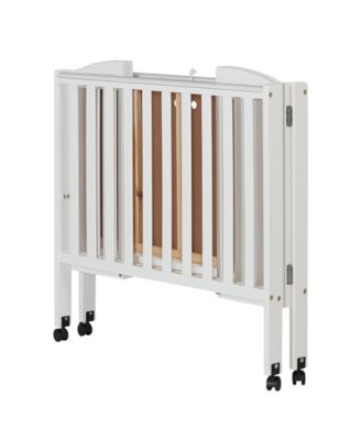dream on me 2 in 1 portable folding stationary side crib