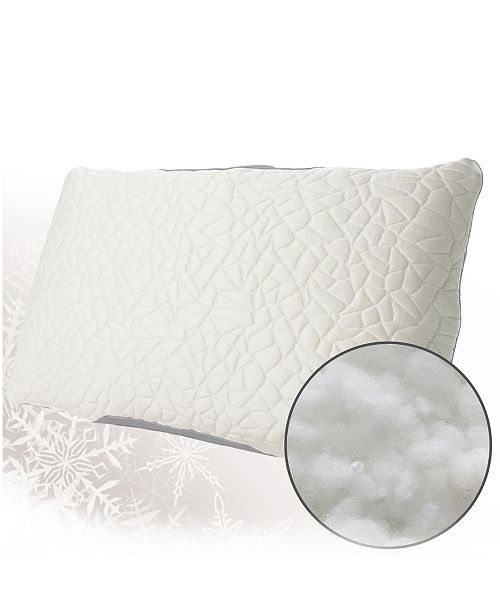 ProtectABed Queen ThermASleep Snow Classic Hybrid Firm Pillow ft