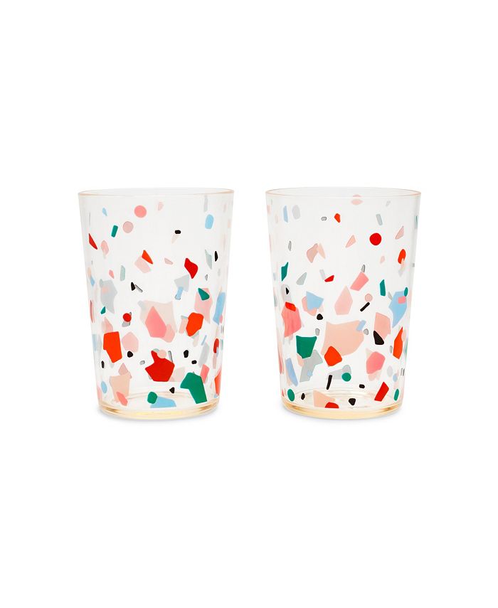 ban.do Cocktail Tumblers, Confetti - Macy's