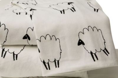 La Rochelle Counting Sheep Flannel Sheet Set King