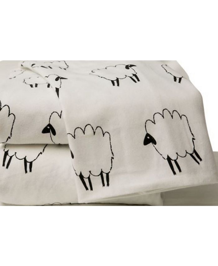 La Rochelle Counting Sheep Flannel Sheet Set King Macy's